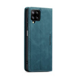 Etui CASEME do Samsung Galaxy A12 / M12 / A12 2021, Leather Wallet Case, niebieskie