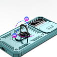Etui do Samsung Galaxy A36 5G, KickStand Camera Lens, zielone