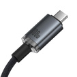 Baseus Crystal Shine – kabel USB‑C do USB‑C 100 W 1,5 m - czarny