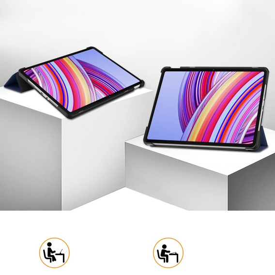 Etui do Xiaomi Redmi Pad Pro / Xiaomi Poco Pad, Smartcase, granatowe