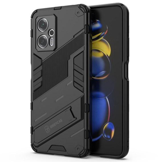 Etui do Xiaomi Poco X4 GT 5G, Military kickstand, czarne