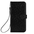 Etui z klapką do Xiaomi Redmi 15 5G / 4G, Wallet Rhombus, czarne