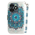 Etui z klapką do Infinix Hot 40i, Wallet, Mandala Flower