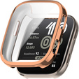 Etui z elastycznego TPU do Amazfit Bip 6 – pełna ochrona i stylowy wygląd - różowo-złote