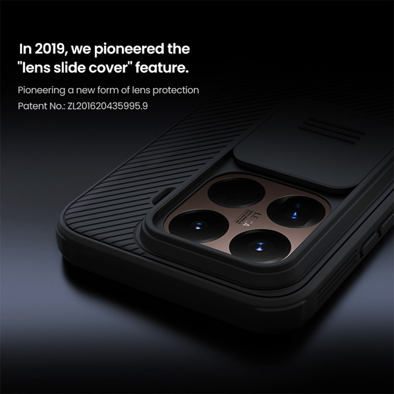 Etui NILLKIN do Xiaomi 15T Pro, Camshield Pro, czarne