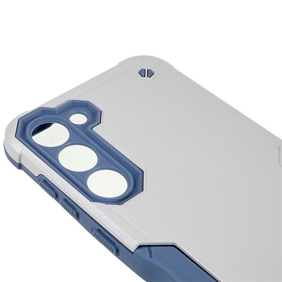Etui pancerne do Samsung Galaxy S23, Dual-Layer, białe