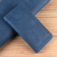 Etui z klapką do Motorola Edge 60 / 60 Fusion, Card Slot, granatowe