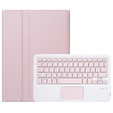 Etui z klawiaturą do Xiaomi Pad 7 / 7 Pro, TouchPad, różowe