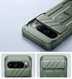Etui pancerne do Google Pixel 9 Pro, Dexnor Full Body (Two Frames), zielone