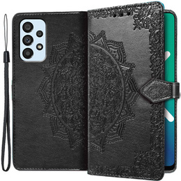 Etui z klapką do Samsung Galaxy A33 5G, Mandala, czarne