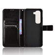 Etui z klapką do Infinix Hot 50 4G, Crazy Horse Wallet, czarne