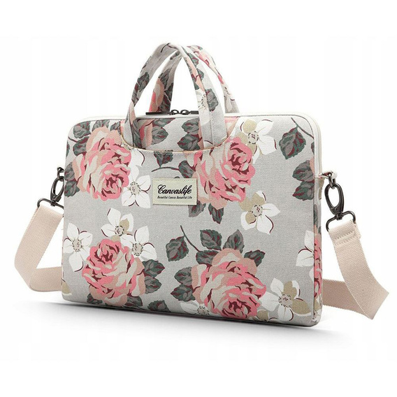 Canvaslife Etui Torba do laptopów 15-16 cali – White Rose