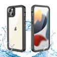 Etui Wodoodporne IP68 do iPhone 15 Plus, Redpepper, czarne