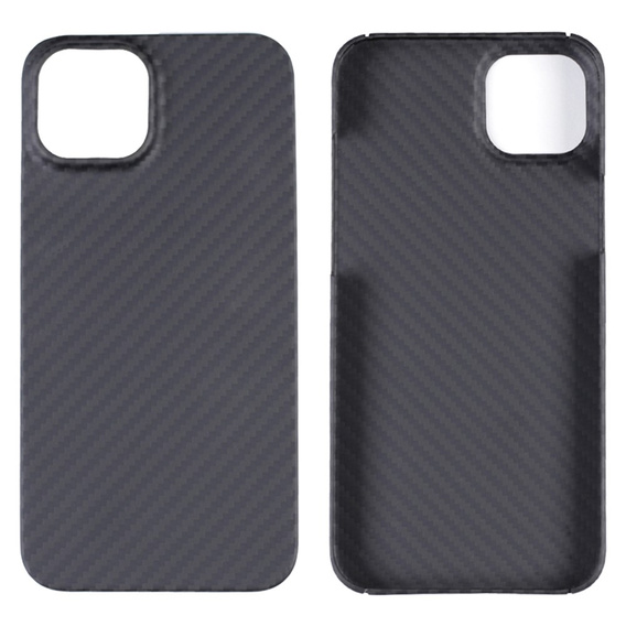 Etui do iPhone 13, karbonowe Carbon Fiber, czarne