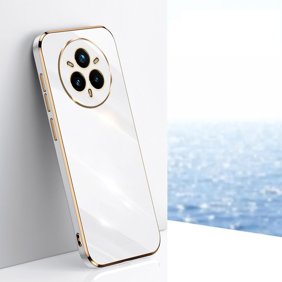 Etui do Realme 14 Pro 5G, Glamour CamShield, białe