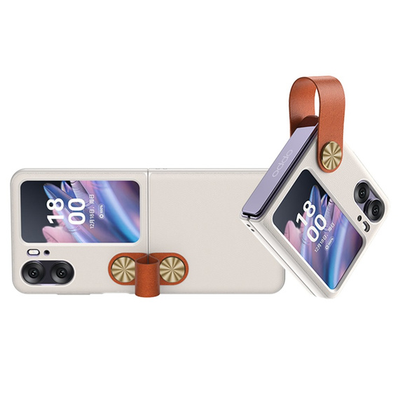 Etui GKK Holder do Oppo Find N2 Flip 5G, fioletowe
