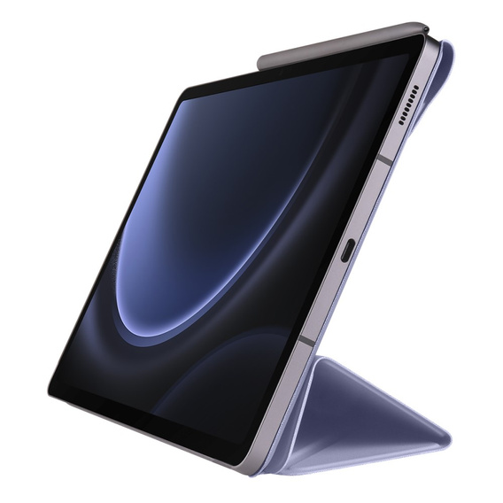 Magnetyczne etui origami do Samsung Galaxy Tab S10 Lite / S10 FE / S9 FE / S9 – ciemnofioletowe