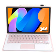 Etui z klawiaturą Bluetooth Touchpad do Lenovo Idea Tab 11" 2025 TB336FU TB336ZU, różowe