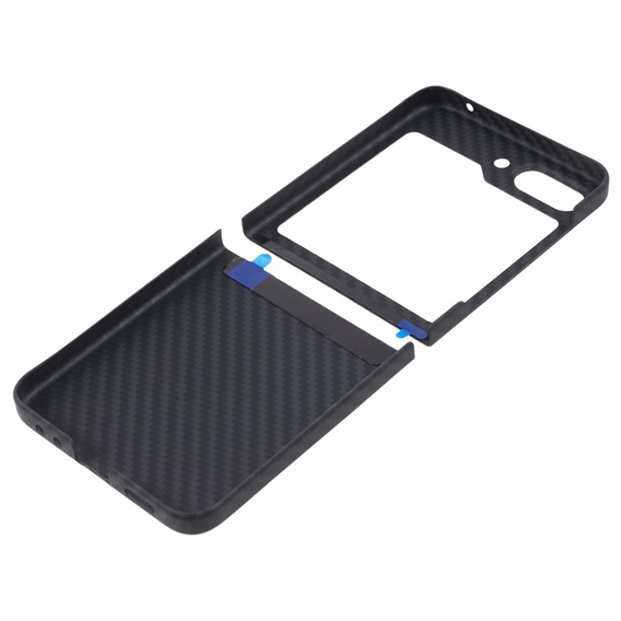 Etui do Samsung Galaxy Z Flip5 5G, karbonowe Carbon Fiber, czarne