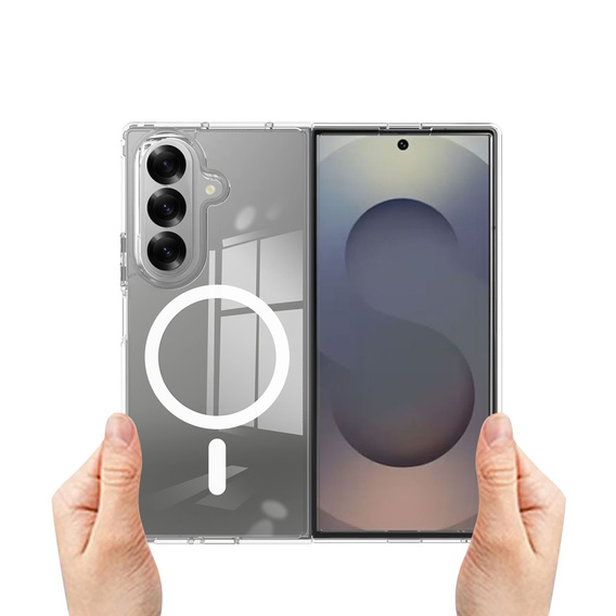 Etui z funkcją MagSafe do Samsung Galaxy Z Fold7 5G - Przezroczyste
