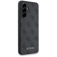 Etui GUESS do Samsung Galaxy A56, 4G Metal Gold Logo, czarne