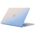 Etui ochronne do Macbook Air 13 (A2681) 2022 / Macbook Air 13 M3 (A3113) 2024 / M4 2025, HardShell, różowe / niebieskie