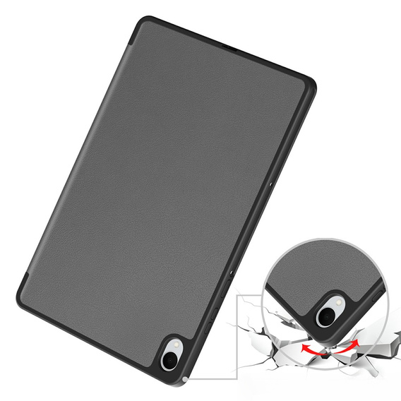 Etui do Samsung Galaxy Tab S11, Smartcase z miejscem na rysik, szare