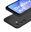 Etui do Samsung Galaxy A15, Silicone Lite, czarne + szkło 9H