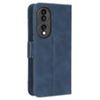 Etui z klapką do Honor 70 5G, Card Slot, granatowe