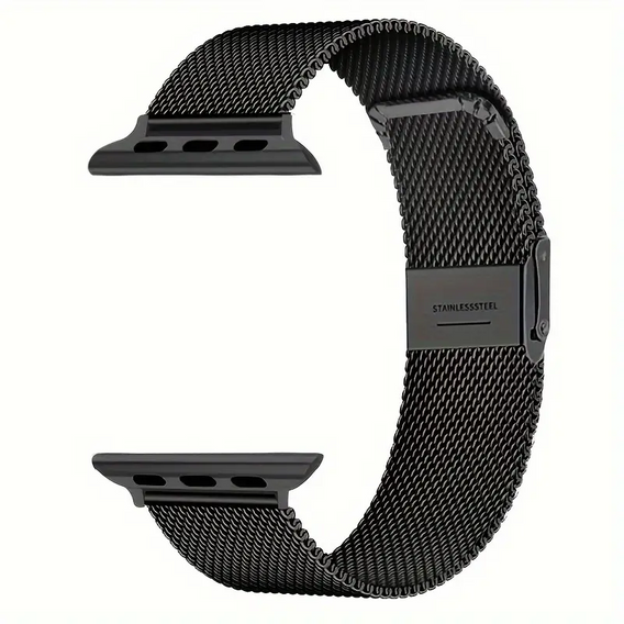 Bransoleta + Etui z Osłoną na Ekran do Apple Watch 10/11 42mm, Czarna