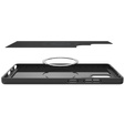 Etui Spigen do Samsung Galaxy S25 Ultra, Thin Fit Mag, czarne + Szkło hartowane 9H