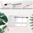 Etui do Samsung Galaxy Tab S10 Lite / S10 FE / S9 FE, Smartcase Hybrid, z miejscem na rysik, różowe