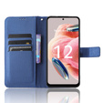 Etui z klapką do Xiaomi Redmi Note 12 4G, Wallet Smart Magnet, niebieskie