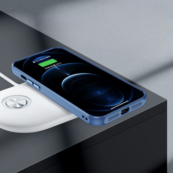 Etui do iPhone 12 Pro Max, ERBORD Impact Guard, niebieskie