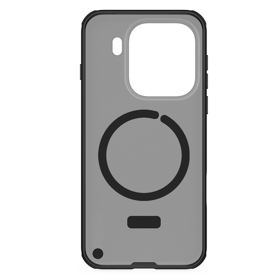 Etui Nillkin Frosted Shield Pro MagSafe do Oppo Find X9 Pro – przezroczyste / czarne