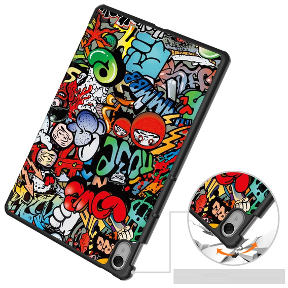 Etui do Huawei MatePad 11.5 2024, Smartcase, graffiti