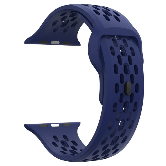 Pasek Silikonowy do Apple Watch 1/2/3/4/5/6/7/8/9/10/11/SE Ultra 1/2/3 42/44/45/46/49mm, Granatowy