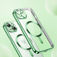 Etui do iPhone 13, Electro MagSafe, zielone + Szkło na ekran
