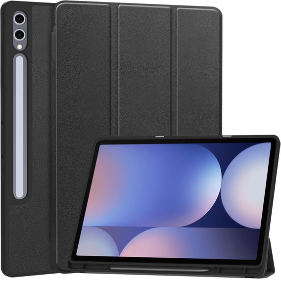 Etui do Samsung Galaxy Tab S10 Ultra, Smartcase z miejscem na rysik, czarne