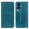 Etui do Honor 90 Lite 5G, Wallet Litchi Leather, zielone