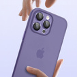 Etui Ultra Slim do iPhone 15, przezroczyste / fioletowe