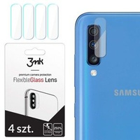 Szkło Hybrydowe 3MK na Aparat do Samsung Galaxy A70 (4 szt.)