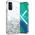 Zestaw Etui Brokat do Samsung Galaxy A04S / A13 5G, Przezroczyste + Szkło