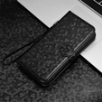 Etui z klapką do Motorola Moto G56 5G, Wallet Rhombus, czarne