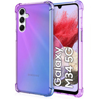 Etui Gradient Dropproof do Samsung Galaxy M34 5G, Fioletowe / niebieskie