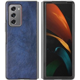 Etui Litchi Leather do Samsung Galaxy Z Fold 2 5G, Blue
