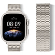 Stalowa Bransoleta do Apple Watch 1/2/3/4/5/6/7/8/9SE/Ultra/Ultra 2 42/44/45/49 MM, Beżowa