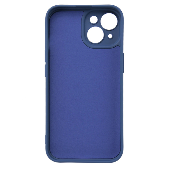 Etui do iPhone 15, Silicone Lite, granatowe