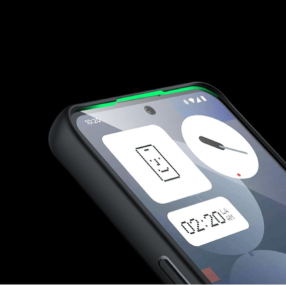 Etui do Nothing Phone 3A Pro, do MagSafe, ERBORD Matt Case, czarny