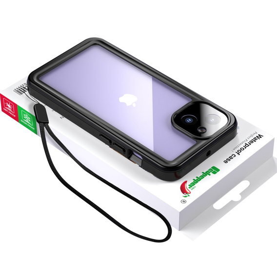 Etui Wodoodporne IP68 do iPhone 13, czarne